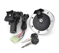 Clé Contacteur D'allumage Compatible Avec Pour ZR400 Pour ZZR400 Pour ZZR600 Barillet De Verrouillage D'allumage Interrupteur De Démarrage Interrupteur De Démarrage Accessoire De Moto
