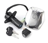 Clé Contacteur D'allumage Compatible Avec Suzuki Pour GS125 4 Lignes 1982-2000 Ensemble De Commutateurs D'allumage De Moto Interrupteur De Démarrage D'allumage Barillet Verrouillage Interrupteur