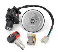 Clé Contacteur D'allumage Compatible Avec XLV650 Pour XL650 Pour Transalp 2000-2006 Barillet De Verrouillage D'allumage Interrupteur Démarrage Serrure D'interrupteur Démarrage OEM:35010-MCB-610
