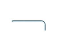 Wera Clé mâle coudée 6 pans 6 mm longue chromée tête sphérique – 1 pièce
