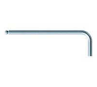 Wera Clé mâle coudée 6 pans 6 mm longue chromée tête sphérique – 1 pièce