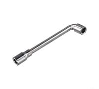 Clé coudée à double tête hexagonale en forme de L, en acier chromé pour réparation automobile, entretien de machines et installation de meubles (9 mm)