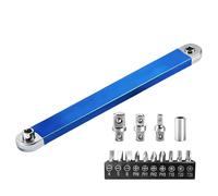 oudée fine, kit d'outils d'adaptateur d'extension, connecteur d'entraînement 1/4" 3/8" avec accès coudé, système d'outils manuels de précision, instrument de style réparation mécanique, utilisati