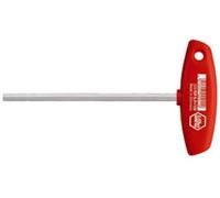 Wiha Tournevis T six pans creux 6 mm – lame 6×200 mm nickelée brillante, manche transparent 00923