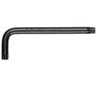 Clé coudée Torx, fabriquée en acier au carbone, taille compacte, idéale pour accéder aux vis dans les espaces restreints et réparer des machines.