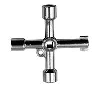 Clé Croisée 4 En 1 Avec Accessoires Carré Universel Triangle Train Armoire Électrique D'ascenseur De Commande Électrique Multi-spécifications À Trois Points