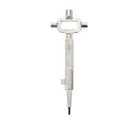 Clé d’Achitecte Clef Carré 6/7 / 8 mm, Clé Allen avec Graduation Multi-fonction Clé Passe Partout Universel de Chantier en Alliage de Zinc Solide pour Ouvrir Porte Fenêtre Armoire - Argent