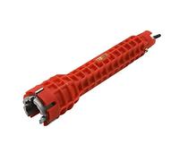 Clé D’évier, Clé d’évier 8 en 1, Clé de Réparation Antidérapante de Salle de Bain de Cuisine, Adaptée à L’entretien des Robinets dans les Lieux Commerciaux Tels que les Hôtels et les Restaurants