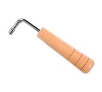 accordage en L pour Harpe Lyre et Autoharpe, Bois Métal | Format Compact, Prise en Main Confortable, Réglage des Cordes, Teinte Kaki, Usage pour Lyre et Autoharpe