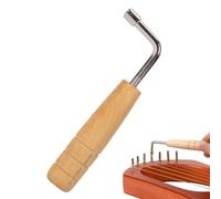 Clé d'accordage pour lyra et harpe - Clé d'accordage professionnelle pour harpe Lyra - Clé d'accordage en forme de L avec pointe carrée pour instruments de harpe