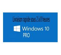 Clé d'activation en ligne professionnelle Win 10
