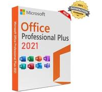 Clé d'activation - Microsoft - Office 2021 Professional Plus - 1 PC - Windows 7 ou ultérieur - Version complète