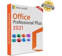 Clé d'activation - Microsoft Office 2021 - Professionnel Plus - 1 PC - Téléchargement - Licence authentique