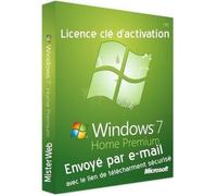 Clé d'activation Windows 7 Home Premium - FR - A Télécharger 32-64Bits Pas CD DVD