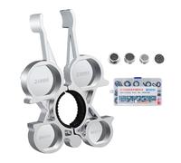 Clé d'Aérateur de Robinet de Lavabo - 12-en-1 Accessoires Métalliques Anti-Rouille | Outil Clé pour Robinet | Pour Salle De Bain Cuisine Hôtel Restaurant Maison Camping-Car