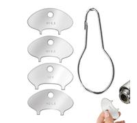 Clé d'Aérateur pour Robinet d'Évier - 4 Pièces Clé Ajustable Sécurisée | Outil de Retrait d'Aérateur | pour Cuisine Salle de Bain Intérieur Extérieur Réparation Rénovation