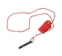 arrêt pour tapis de course Treadclimber Tc3000 et TC5000, interrupteur de sécurité rouge de rechange avec corde de 1 mètre et clip