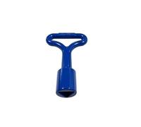 Clé de Batteuse Bleue Pompier Triangle FEMELLE 11 mm