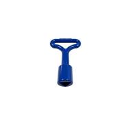 Clé de Batteuse Bleue Pompier Triangle FEMELLE 11 mm