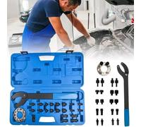 e Blocage pour Vilebrequins et Maintenir Poulies | Longueur 420mm, Ouverture Max 146mm | Compatible VW Audi Skoda | Outil Fixation Poulies de Distribution sur Pompes à Huile, Amortisseurs