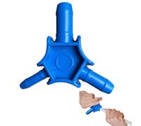 Clé de Calibrage et Ébavureur Multicouche, Calibreur pour Tube Multicouche, Multi Calibreur Plastique pour Tubes de Diamètres 16mm, 20mm et 25mm (16-20-26)
