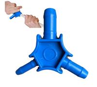 Clé de Calibrage et Ébavureur Multicouche - Multi Calibreur Plastique pour Tubes Multicouches 16mm 20mm 26mm, Calibreur pour Tube Multicouche avec Fonction d'Ébavurage (16-20-26)