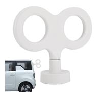 Clé de charge de voiture, décoration de toit de voiture | Clé à ressort rotative électrique pour voiture, ornement de capot, extérieur de voiture de vacances, rétro voiture,