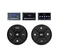 Clé de Commande du Volant Voiture GPS Navigation Music Wireless DVD Boutons télécommande Radio Noir for Lecteur stéréo