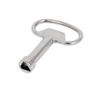 e compteur d'eau - Garantit un accès sécurisé aux racks de serveur, outil ouvert à douille triangulaire antidérapante, 7,6 x 4,6 cm + design léger, pièce résistante en de zinc moulé