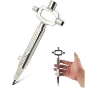 e Construction Universelle 6 en 1, Trousseau de ngin Chantier Clef Passe Partout Toute Serrure de Chantier (1pcs)