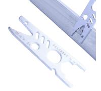 Clé de contre-écrou multifonctionnelle, outil multifonction pour enlever les écrous de roue, clés à molette, outils à main, clé auto-serrante pratique pour