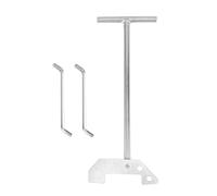 Clé de déblocage pour broyeur à déchets, 3 pièces, clé de déblocage robuste en acier inoxydable pour éliminer les bouchons du dessus de l'évier, durable, antirouille, facile à