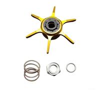 Clé de déchargement pour moulinet de pêche DAIWA PR100 PD106 avec frein à six étoiles, vis hexagonales, grands ressorts et joints (doré gauche)