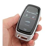 Clé de Démarrage à Distance de Voiture, clé LCD Intelligente Multilingue à écran Tactile Connexion 5.0 Entrée sans clé pour les Voitures de Démarrage à un Bouton (Argent)