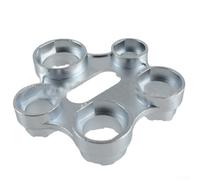 Clé de démontage d'aérateur pour robinets, dix tailles pour clé en alliage, buse de robinet durable, aérateur de robinet en zinc pour installation pour plus de retrait, compatible avec la plupart des