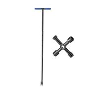 Clé De Fermeture Pour Compteur D'eau,Clé En Forme De T Pour Clapet Anti-Retour | À Poignée En T Pour Valve - Pour Plomberie Irrigation Camping Arrière-Cour Jardin Pelouse Construction Maison