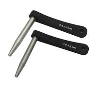 Clé de fixation pour rayons de 0 8 mm, 1 0 mm et 1 3 mm (0,8-1,0 mm) en alliage d'aluminium et en acier inoxydable