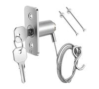 Clé De Garage Pour Ouvre-porte Serrure Déverrouillage D'urgence En Acier Inoxydable Systèmes Commande Manuelle Avec Câble Métallique Serrure En Métal Moulé Type Lourd