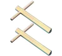 Clé de l'ascenseur 2PCS de 3, 9 pouces long touche porte d'ascenseur triangulaire 3, 9 pouces long