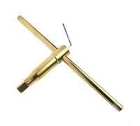 Clé de mandrin à poignée en T de 10 mm/12 mm/14 mm pour mandrins de perceuse et tour - Acier 40CR, trempé trempé, clé en forme de T pour mandrins à trois et quatre mâchoires (14 mm)