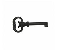 Clé de meuble à l'anglaise 1250 en zamak laqué fer noir CADAP