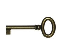 Clé de meuble ajustable zamak vieilli - longueur 72 - Regence CADAP