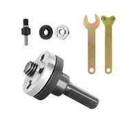 e meuleuse - Adaptateur de perceuse-visseuse et kit de conversion - Accessoires pour meuleuse d'angle - Pour meulage, brosse, coupe, atelier