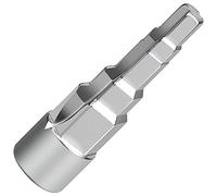 Clé de montage étagée,ALFFREUDE Clé étagée universelle avec Douille Carrée 1/2" pour Sanitaires et Radiateurs Cliquet Radiateur de Chauffage Monté en Robinet Embout à étages