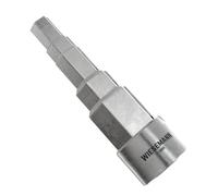 Clé de montage étagée universelle avec douille carrée 1/2" 5 tailles pour sanitaires et radiateurs WIESEMANN 1893 I 81116