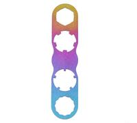 e pédale de vélo pour LOOK pour KEO Outil de réparation de pédale Léger Ajustement précis 4 trous Types de démontage Montage Argent Noir Multicolore (Multicolore)
