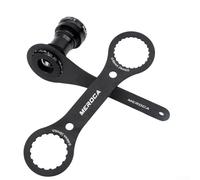 Clé de pédalier de vélo 2 en 1 pour disques creux de 44/46 mm et 39/40 5 mm avec poignée serrée pour retrait d'arbre SRAM (BB39 + BB40.5)