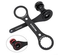 Clé de pédalier de vélo en alliage d'aluminium 2 en 1 pour disques creux de 44, 46 mm et 39, 40, 5 mm, convient pour SRAM (BB39 + BB40.5)