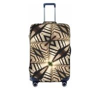 Clé de piano Le couvercle du coffre convient aux bagages de 18 à 32 pouces. Couvercle de coffre personnalisé Bagage personnalisé., blanc, petit