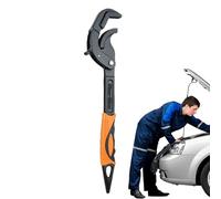 Clé de plomberie - Poignée antidérapante universelle avec boulons à queue pointue - Pour maison, salle de bain, cuisine, garage, réparation de voiture, lieu de travail, moto